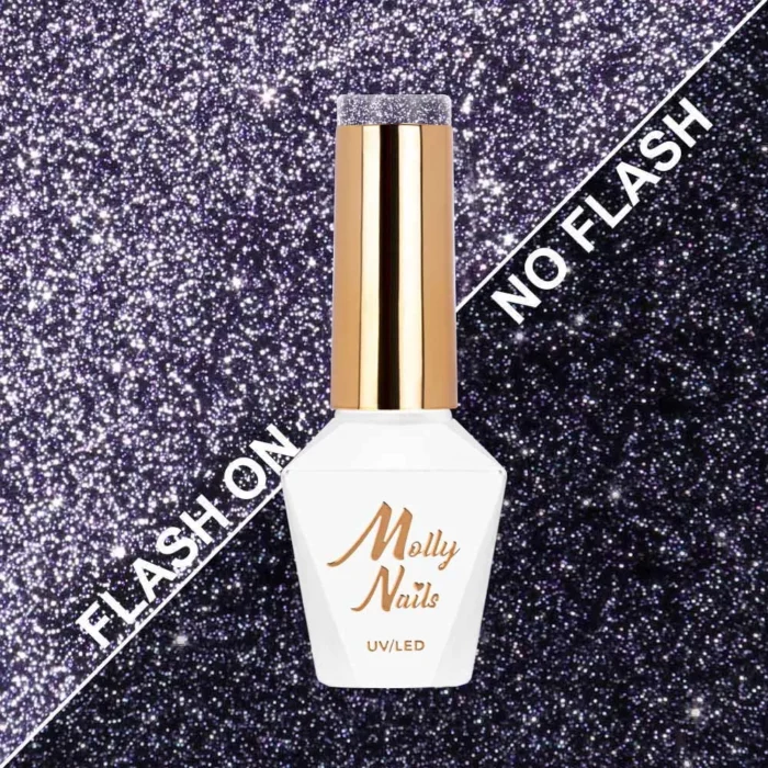 Esmalte semipermanente Molly Lac Flashing Lights 3 Into The Darkness 8 gr 614