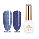 Esmalte semipermanente Molly Lac Flashing Lights 3 Metal Rain 8 gr 617 Hema free