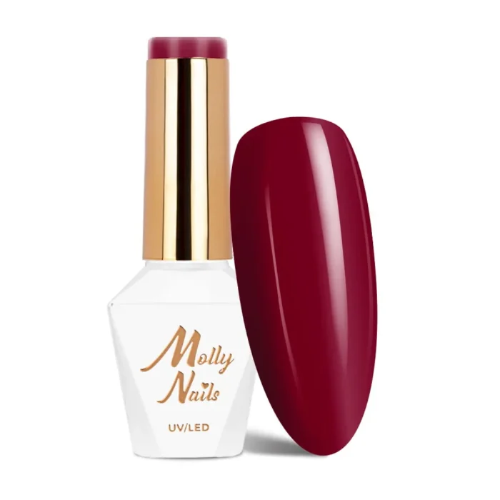 Esmalte semipermanente Molly Lac Red Lips 8 gr 09 Hema free - Imagen 1