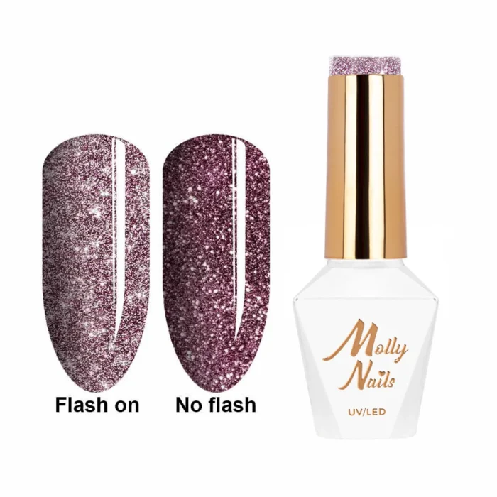 Esmalte semipermanente Molly Lac Flashing Lights Prestige 8grs Hema Free ml 561