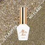 Esmalte semipermanente Molly Lac Flashing Lights 3 Honey Wood 5 ml 611 Hema Free - Imagen 2