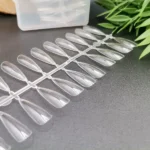 Tips Stiletto Transparentes Cover Full 240 unidades