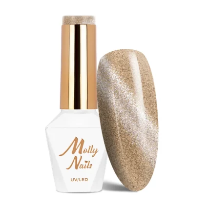 Esmalte semipermanente Molly Lac Cat Eye Womanity Ginger 8 grs. 444 Hema di-Hema Free