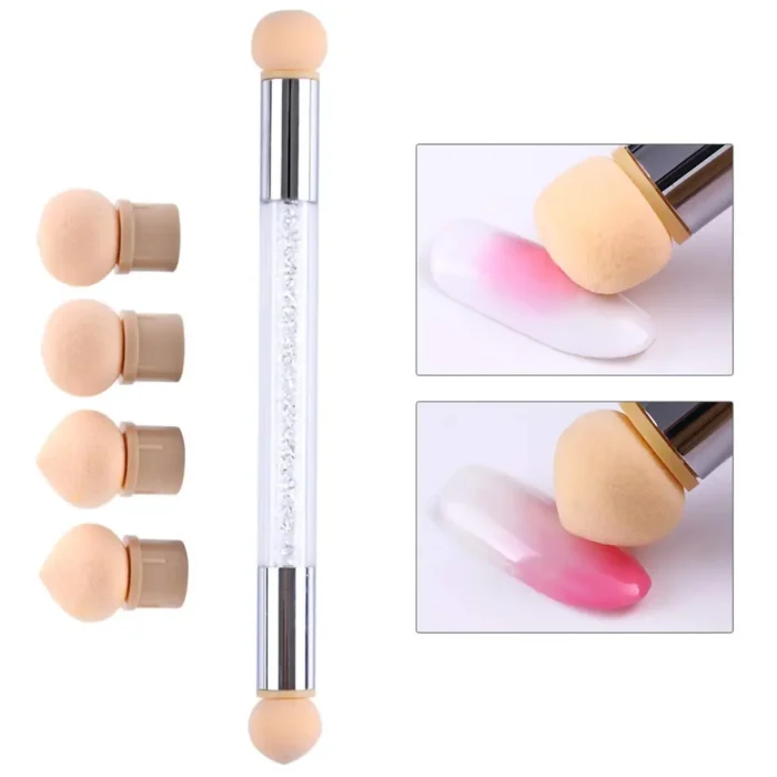 Pincel esponja para degradado transparente - Imagen 3