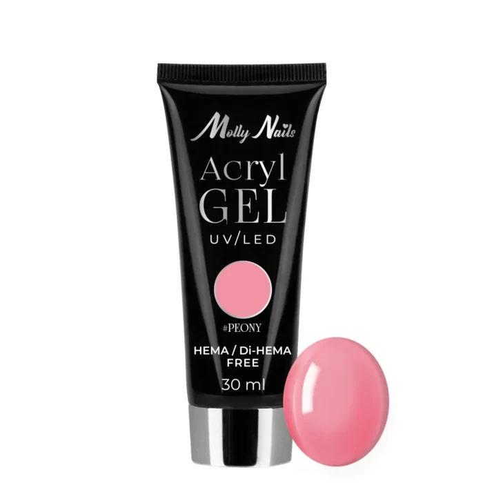 Molly Nails AcrylGel - Powder Gel II Peony 30ml Hema/Di-Hema Free - Imagen 1