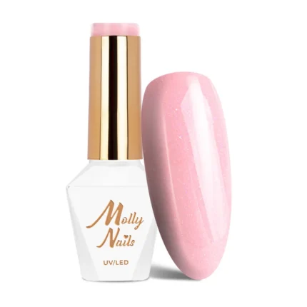 Esmalte semipermanente Molly Lac I'm The Nudelover Crystal Rose 8 grs. 524 Hema di-Hema Free