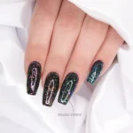 Esmalte semipermanente Inocos Efeito Pavao Verde 15ml - Imagen 3