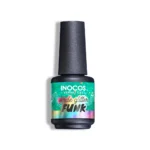Esmalte semipermanente Inocos Festival de Verao - Verde Glitter Funk 15ml