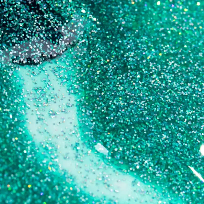 Esmalte semipermanente Inocos Festival de Verao - Verde Glitter Funk 15ml - Imagen 2