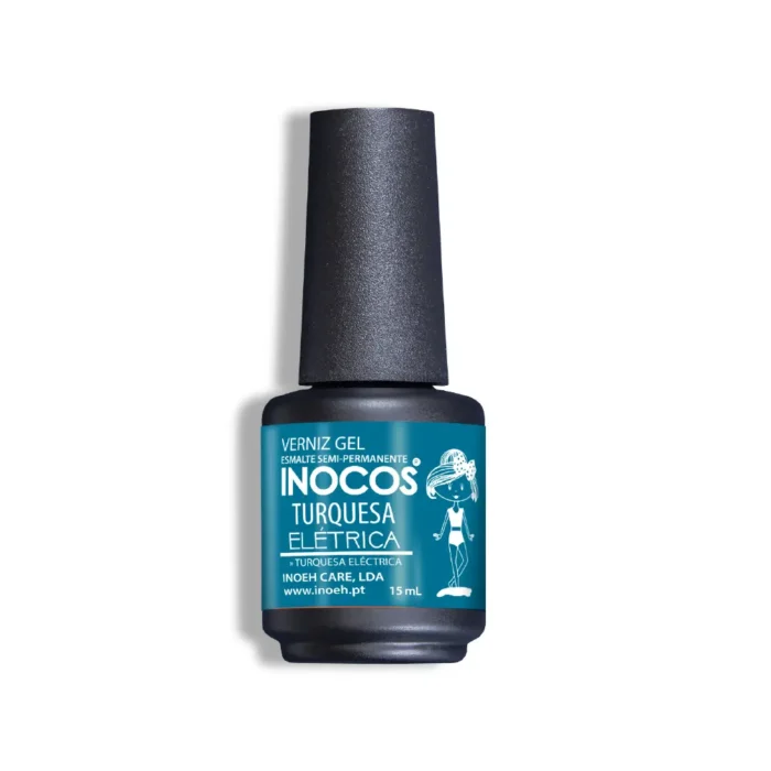 Esmalte semipermanente Inocos Turquesa Elétrica - 15ml - Imagen 1