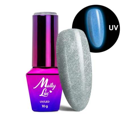 Esmalte semipermanente Molly Lac Night Glowing Precious 10 ml. nº 677 Hema di-Hema Free