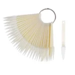 Muestrario Abanico 40 Uñas Stiletto Color Natural