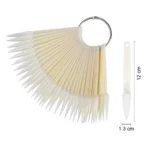 Muestrario Abanico 40 Uñas Stiletto Color Natural - Imagen 4