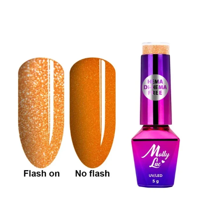 Esmalte semipermanente Molly Lac Flashing Lights Summer Edition Fizziness 5 ml 642 - Imagen 1