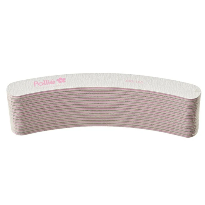 Limas Pollié curvas zebra 100/180 acolchada pack 12 unidades - Imagen 1