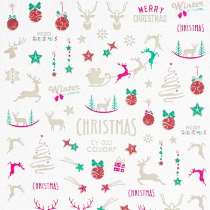 Pegatina uñas Navidad CY 022 - Imagen 2