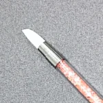 Pincel de silicona de doble punta para decoración rosa - Imagen 3