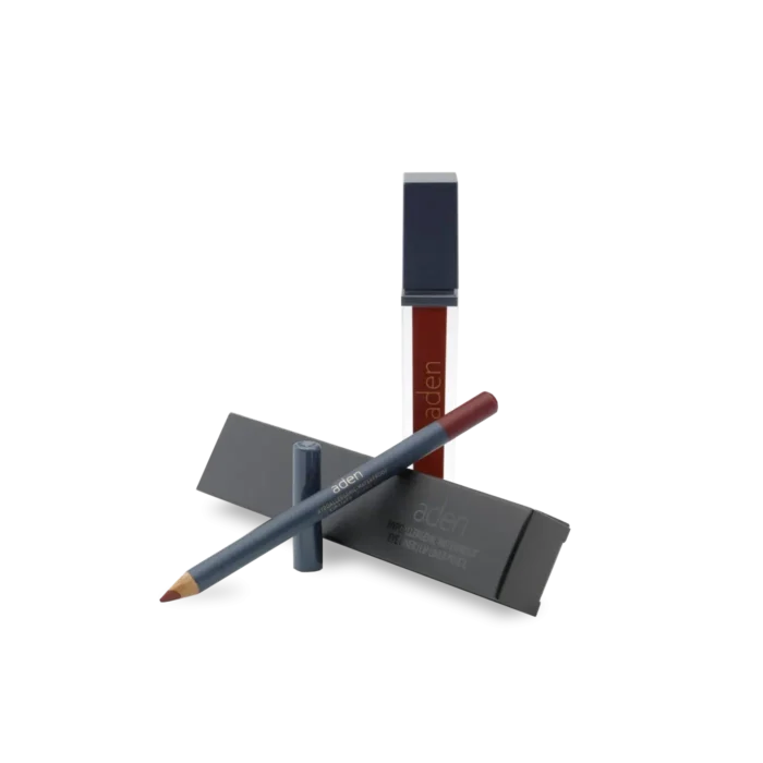ADEN Liquid Lipstick + Lipliner Pencil Set - Imagen 22
