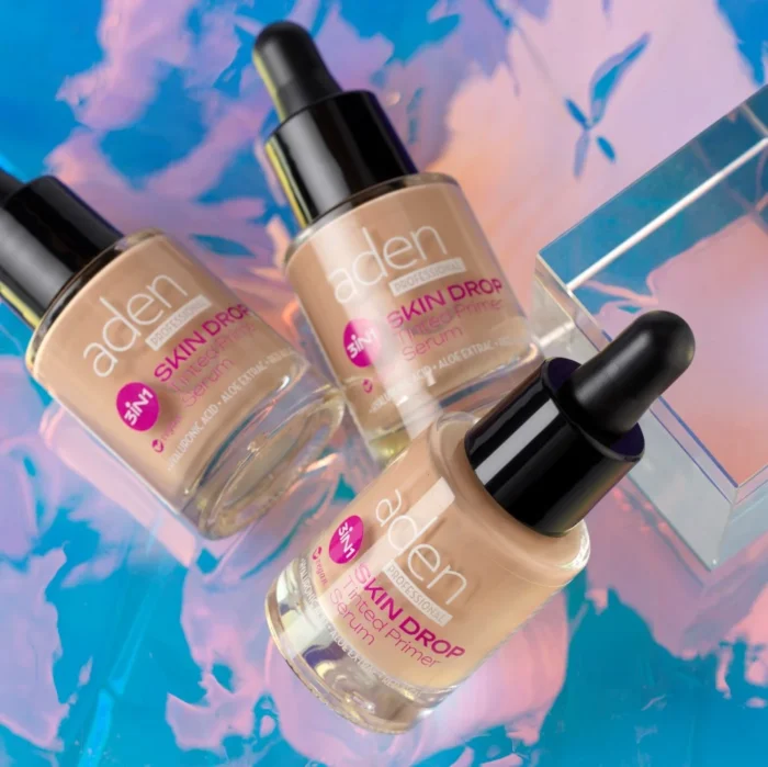 ADEN 3in1 Skin Drop Tinted Primer & Serum - Imagen 2