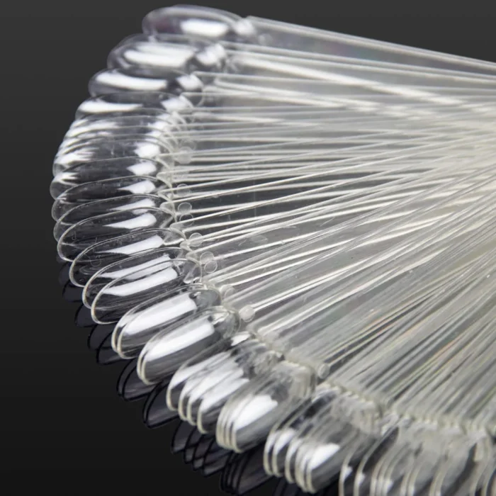 Muestrario Abanico forma almendra 50 uñas Color Transparente - Imagen 2