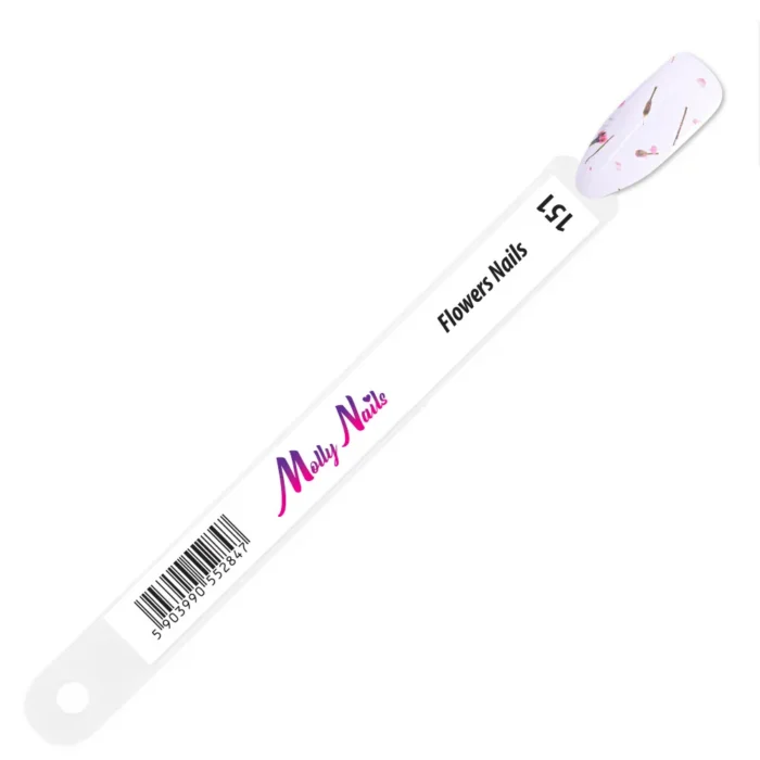 Molly Lac Muestrario Uña Flowers Nails 151 - Imagen 1