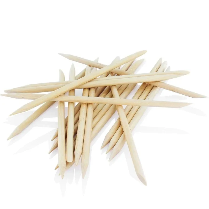 Palitos bajapieles de madera de naranjo 9,5 cms 100 uds