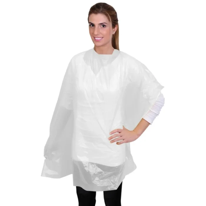 Capa de corte desechable 84 x 110 Blanca 50 unidades