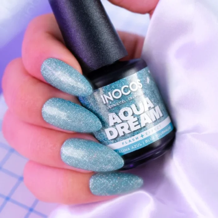 Esmalte semipermanente Inocos 80s Flash Back Aqua Dream - 15 ml