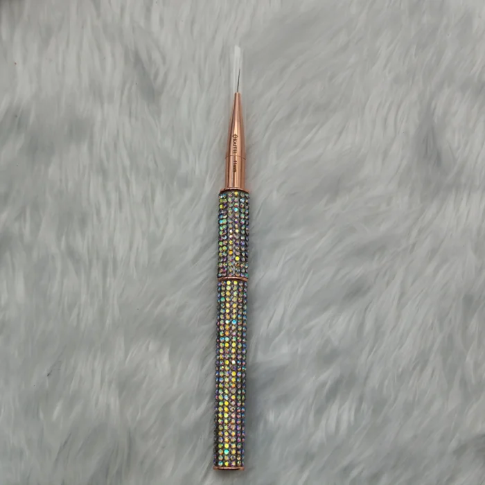 Pincel Nail Art con Brillantes 11mm Kaitei Nails - Imagen 1