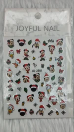 Pegatina uñas Navidad Micky Mouse JO-2581