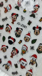 Pegatina uñas Navidad Micky Mouse JO-2581 - Imagen 2
