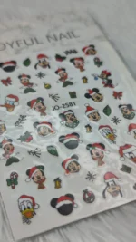 Pegatina uñas Navidad Micky Mouse JO-2581 - Imagen 4