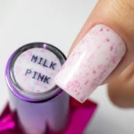 Molly Lac Rubber Base Flakes Milk Pink Hema Free 10 ml. - Imagen 2