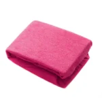 Sábana protectora camilla de rizo fucsia - Imagen 3