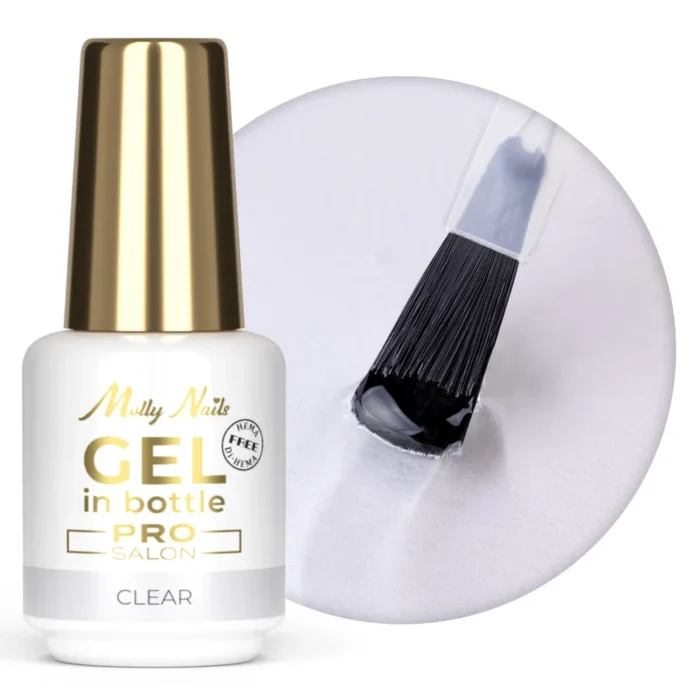 Molly Nails Gel in Bottle Clear Pro Salon 15 grs. - Imagen 1