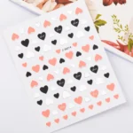 Pegatinas manicura San Valentín Corazones Varios Colores