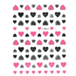 Pegatinas manicura San Valentín Corazones Varios Colores
