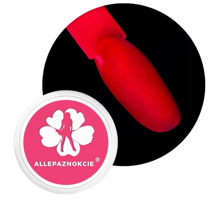 Polvo Efecto Neón UV nº 09 Frambuesa - Imagen 2