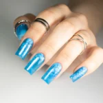 Molly Lac Crystal Glass Top No Wipe Baby Blue Hema/Di-Hema Free 10g - Imagen 3