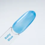 Molly Lac Crystal Glass Top No Wipe Baby Blue Hema/Di-Hema Free 10g - Imagen 4