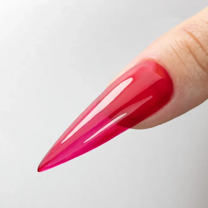 Molly Lac Crystal Glass Top No Wipe Raspberry Hema/Di-Hema Free 10g - Imagen 5