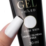 Molly Nails AcrylGel - Powder Gel Pure White 30  ml - Imagen 2