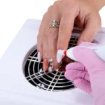 Aspirador Profesional de polvo de uñas 40W Blanco 858-2A - Imagen 2