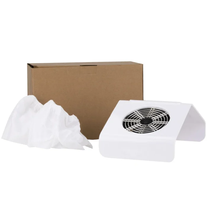 Aspirador Profesional de polvo de uñas 40W Blanco 858-2A - Imagen 1