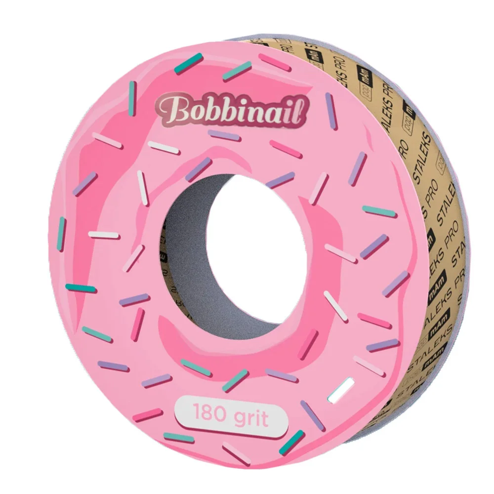 wymienna-rolka-samoprzylepna-z-tasma-scierna-do-pilnika-staleks-expert-180-grit-7m Rollo Donut Recambio  Staleks Expert de grano 180 de 7 metros - Imagen 1