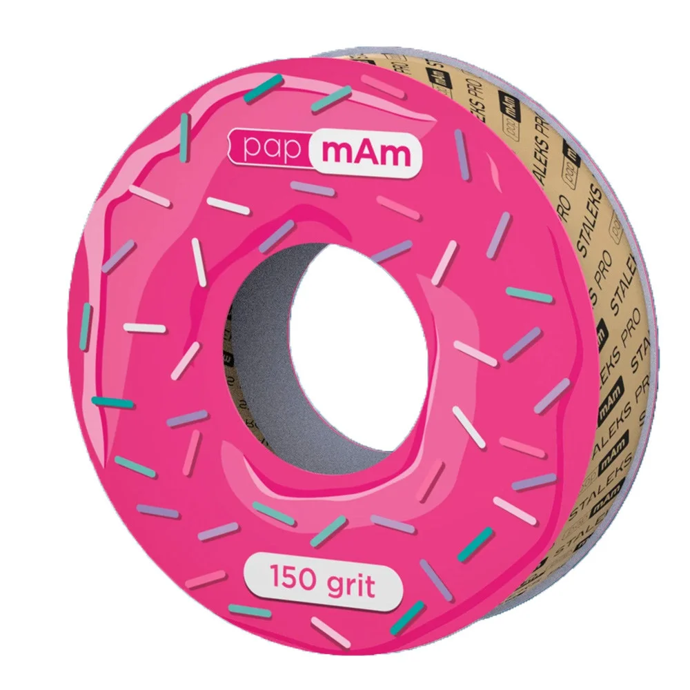 wymienna-rolka-z-tasma-scierna-do-pilnika-papmam-staleks-expert-150-grit-7m Rollo Donut Recambio  Staleks Expert de grano 150 de 7 metros - Imagen 1
