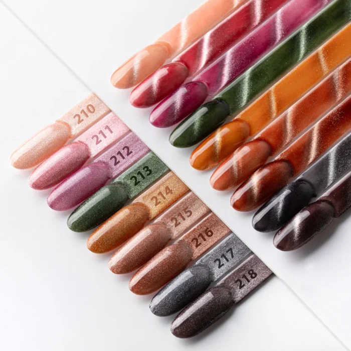 Esmalte semipermanente Molly Lac Cat Eye Metallic 8grs Nº213 Hema/Di-Hema Free - Imagen 2