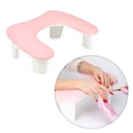 Molly Nails Soporte para manicura color rosa