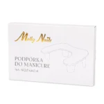 Molly Nails Soporte para manicura color blanco