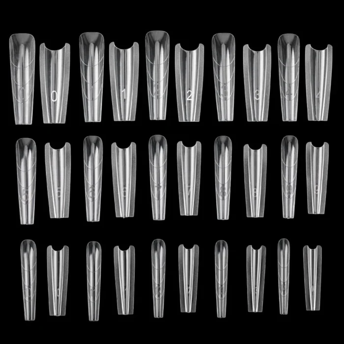 Cápsulas Sandwich Dual Form 240 Tips Kaitei Nails - Imagen 2